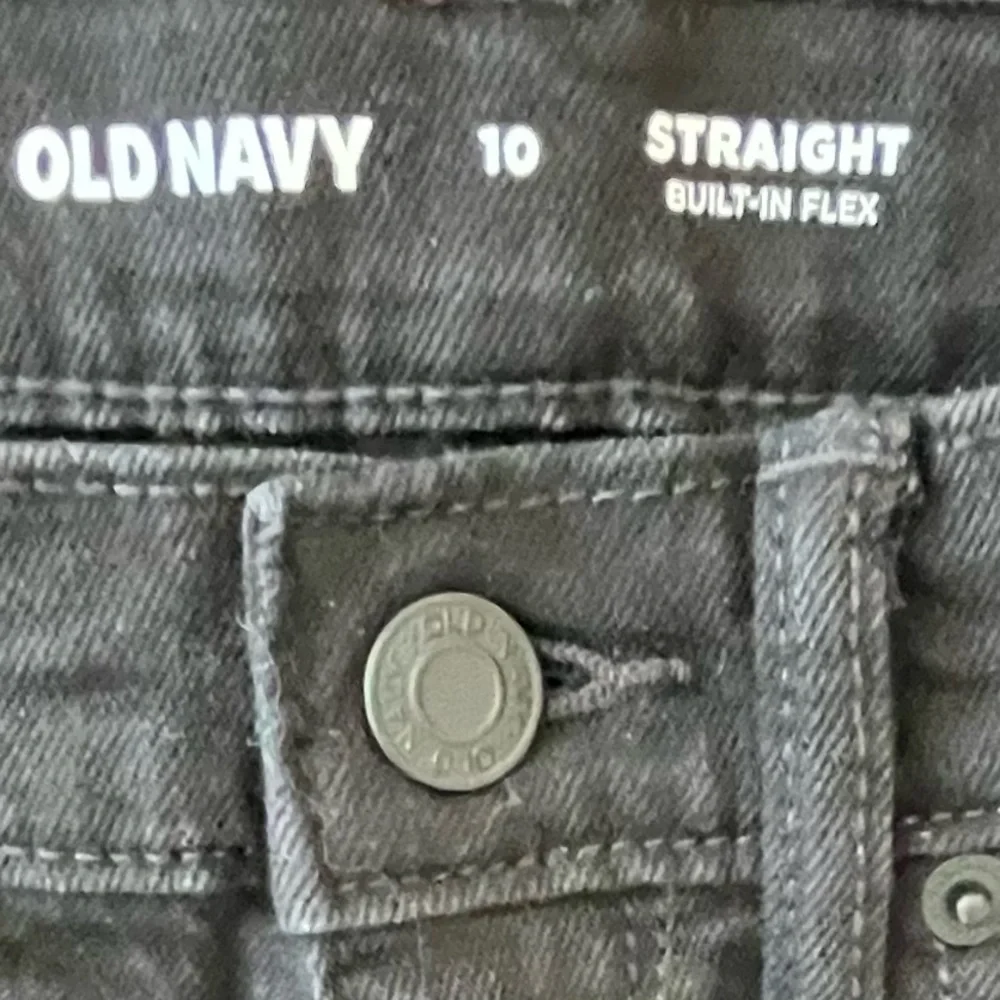Boys’ Old Navy Black Straight Jeans Size 10